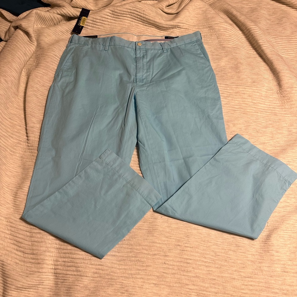 NWT Polo Ralph Lauren Light Blue Men’s 38x30 Chino Pants